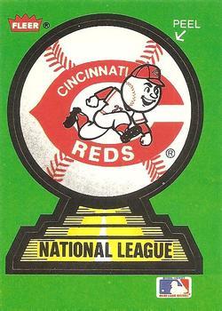 #7 Cincinnati Reds - Cincinnati Reds - 1988 Fleer - Team Stickers Baseball