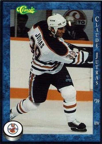 #NNO Claude Jutras - Cape Breton Oilers - 1994-95 Classic Cape Breton Oilers AHL Hockey