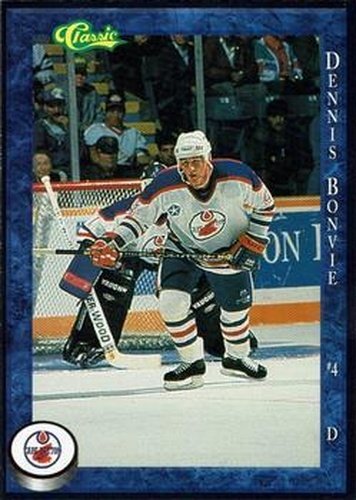 #NNO Dennis Bonvie - Cape Breton Oilers - 1994-95 Classic Cape Breton Oilers AHL Hockey