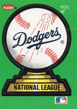 #13 Los Angeles Dodgers - Los Angeles Dodgers - 1988 Fleer - Team Stickers Baseball