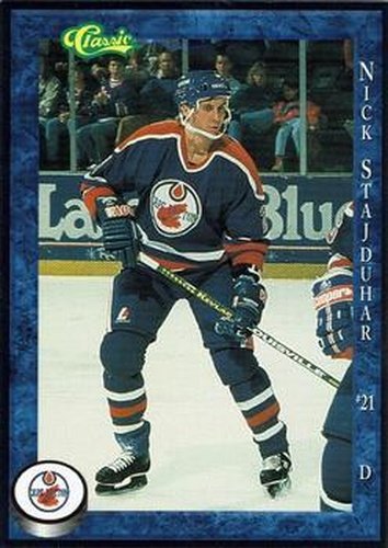 #NNO Nick Stajduhar - Cape Breton Oilers - 1994-95 Classic Cape Breton Oilers AHL Hockey