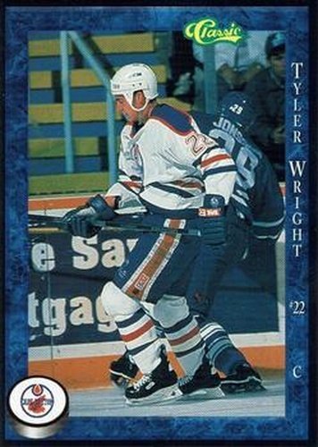 #NNO Tyler Wright - Cape Breton Oilers - 1994-95 Classic Cape Breton Oilers AHL Hockey