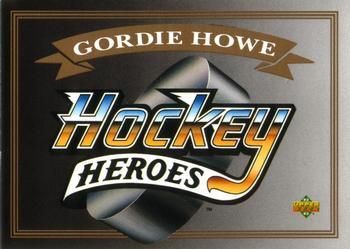 #NNO Header Card - 1992-93 Upper Deck - Hockey Heroes Gordie Howe Hockey