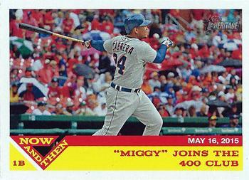 #NT-7 Miguel Cabrera - Detroit Tigers - 2015 Topps Heritage - Now and Then Baseball