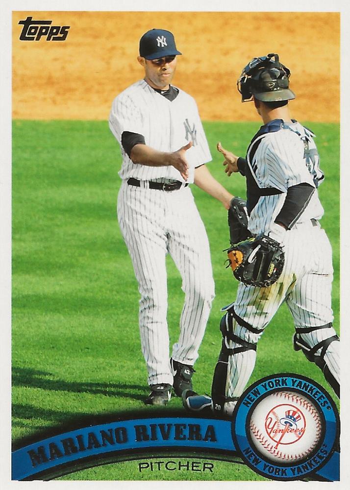 #NYY2 Mariano Rivera - New York Yankees - 2011 Topps New York Yankees Baseball