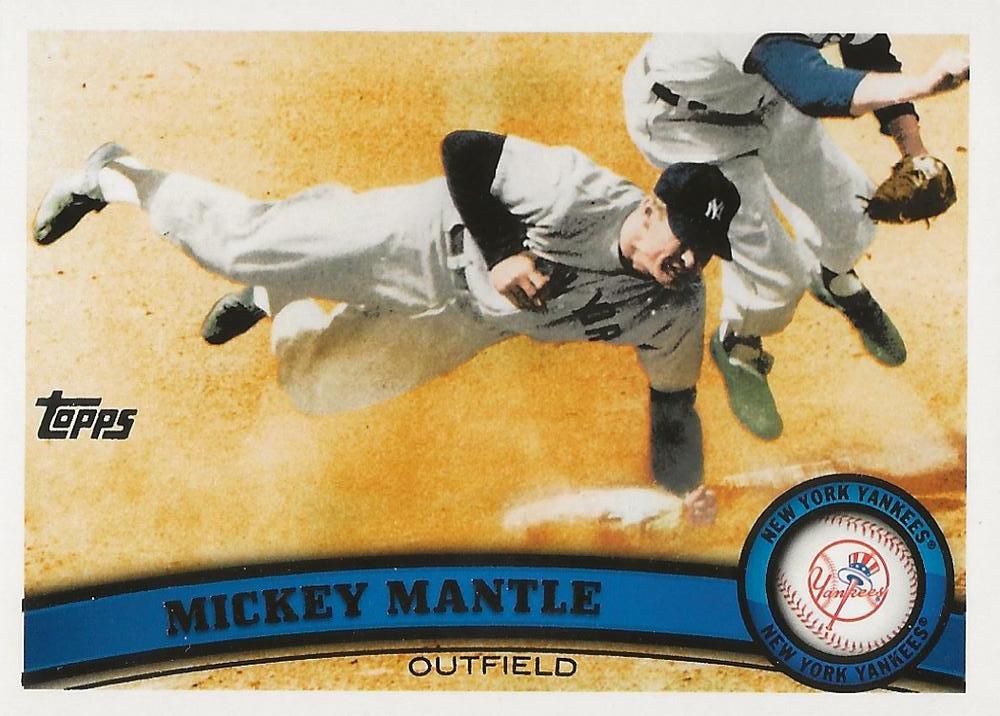 #NYY7 Mickey Mantle - New York Yankees - 2011 Topps New York Yankees Baseball