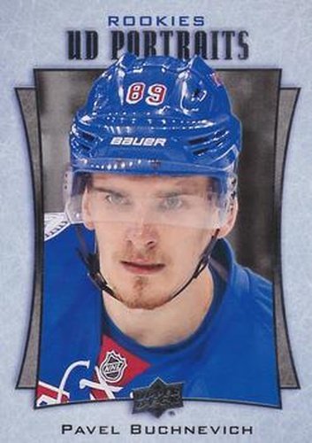 #P-104 Pavel Buchnevich - New York Rangers - 2016-17 Upper Deck - UD Portraits Hockey