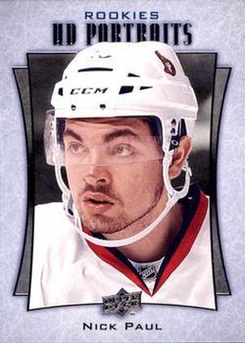 #P-107 Nick Paul - Ottawa Senators - 2016-17 Upper Deck - UD Portraits Hockey