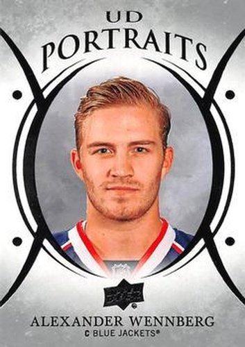 #P-10 Alexander Wennberg - Columbus Blue Jackets - 2018-19 Upper Deck - UD Portraits Hockey
