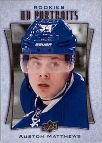 #P-110 Auston Matthews - Toronto Maple Leafs - 2016-17 Upper Deck - UD Portraits Hockey