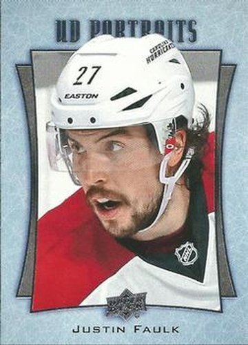 #P-14 Justin Faulk - Carolina Hurricanes - 2016-17 Upper Deck - UD Portraits Hockey