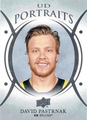 #P-24 David Pastrnak - Boston Bruins - 2018-19 Upper Deck - UD Portraits Hockey