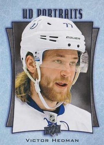 #P-26 Victor Hedman - Tampa Bay Lightning - 2016-17 Upper Deck - UD Portraits Hockey