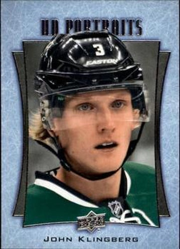 #P-27 John Klingberg - Dallas Stars - 2016-17 Upper Deck - UD Portraits Hockey