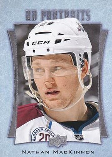 #P-30 Nathan MacKinnon - Colorado Avalanche - 2016-17 Upper Deck - UD Portraits Hockey