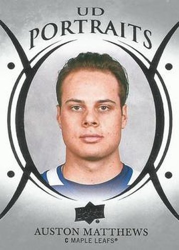 #P-34 Auston Matthews - Toronto Maple Leafs - 2018-19 Upper Deck - UD Portraits Hockey