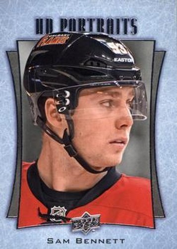 #P-38 Sam Bennett - Calgary Flames - 2016-17 Upper Deck - UD Portraits Hockey