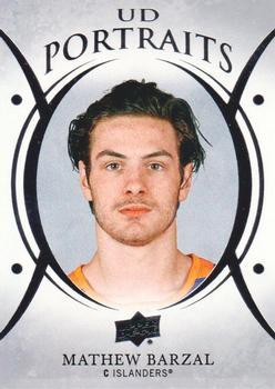 #P-3 Mathew Barzal - New York Islanders - 2018-19 Upper Deck - UD Portraits Hockey