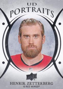 #P-40 Henrik Zetterberg - Detroit Red Wings - 2018-19 Upper Deck - UD Portraits Hockey