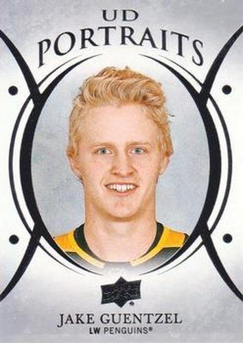 #P-42 Jake Guentzel - Pittsburgh Penguins - 2018-19 Upper Deck - UD Portraits Hockey