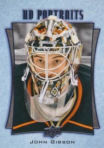 #P-47 John Gibson - Anaheim Ducks - 2016-17 Upper Deck - UD Portraits Hockey