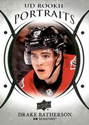 #P-54 Drake Batherson - Ottawa Senators - 2018-19 Upper Deck - UD Portraits Hockey