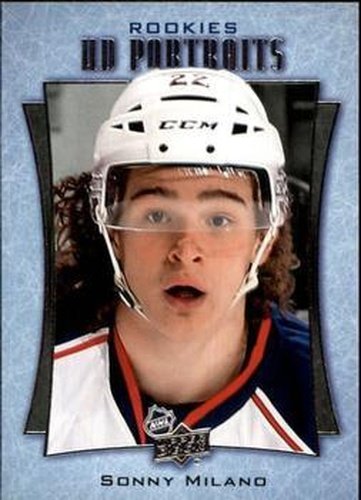 #P-58 Sonny Milano - Columbus Blue Jackets - 2016-17 Upper Deck - UD Portraits Hockey