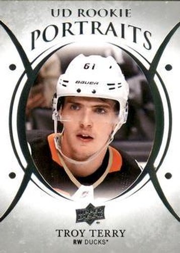 #P-58 Troy Terry - Anaheim Ducks - 2018-19 Upper Deck - UD Portraits Hockey