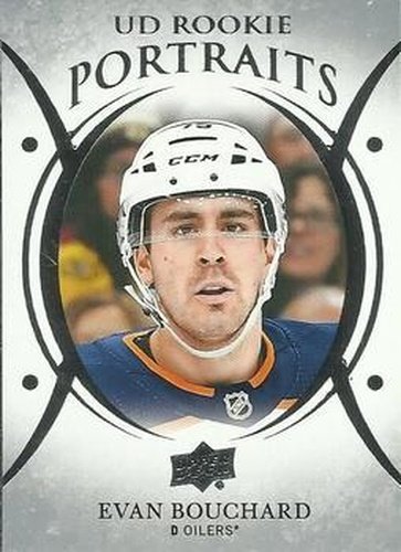 #P-64 Evan Bouchard - Edmonton Oilers - 2018-19 Upper Deck - UD Portraits Hockey