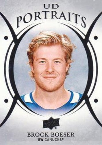 #P-6 Brock Boeser - Vancouver Canucks - 2018-19 Upper Deck - UD Portraits Hockey
