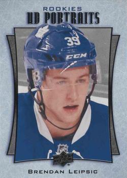 #P-74 Brendan Leipsic - Toronto Maple Leafs - 2016-17 Upper Deck - UD Portraits Hockey