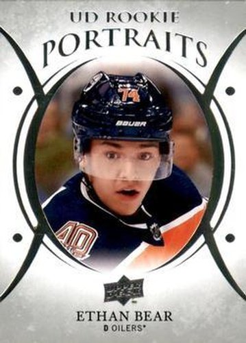 #P-74 Ethan Bear - Edmonton Oilers - 2018-19 Upper Deck - UD Portraits Hockey