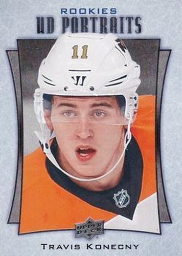 #P-75 Travis Konecny - Philadelphia Flyers - 2016-17 Upper Deck - UD Portraits Hockey