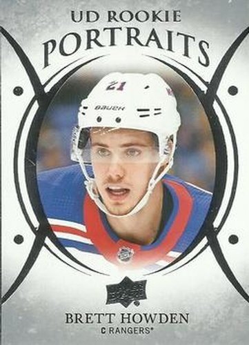 #P-78 Brett Howden - New York Rangers - 2018-19 Upper Deck - UD Portraits Hockey