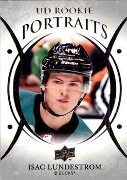 #P-81 Isac Lundestrom - Anaheim Ducks - 2018-19 Upper Deck - UD Portraits Hockey
