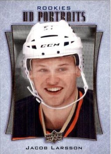 #P-82 Jacob Larsson - Anaheim Ducks - 2016-17 Upper Deck - UD Portraits Hockey