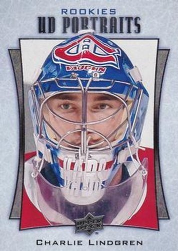 #P-84 Charlie Lindgren - Montreal Canadiens - 2016-17 Upper Deck - UD Portraits Hockey