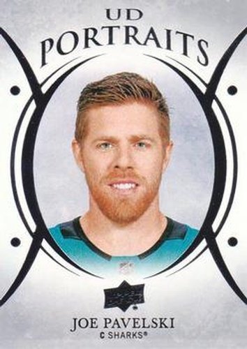 #P-8 Joe Pavelski - San Jose Sharks - 2018-19 Upper Deck - UD Portraits Hockey