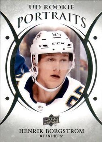 #P-90 Henrik Borgstrom - Florida Panthers - 2018-19 Upper Deck - UD Portraits Hockey