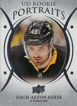 #P-91 Zach Aston-Reese - Pittsburgh Penguins - 2018-19 Upper Deck - UD Portraits Hockey