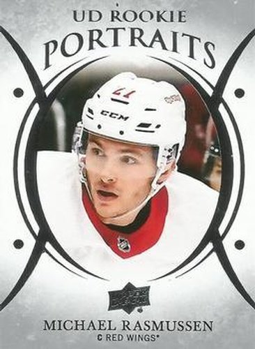 #P-93 Michael Rasmussen - Detroit Red Wings - 2018-19 Upper Deck - UD Portraits Hockey