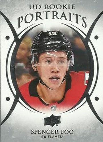 #P-94 Spencer Foo - Calgary Flames - 2018-19 Upper Deck - UD Portraits Hockey