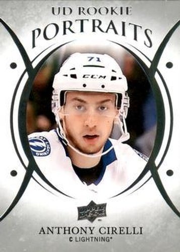 #P-96 Anthony Cirelli - Tampa Bay Lightning - 2018-19 Upper Deck - UD Portraits Hockey