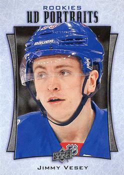 #P-97 Jimmy Vesey - New York Rangers - 2016-17 Upper Deck - UD Portraits Hockey