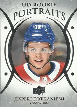 #P-98 Jesperi Kotkaniemi - Montreal Canadiens - 2018-19 Upper Deck - UD Portraits Hockey