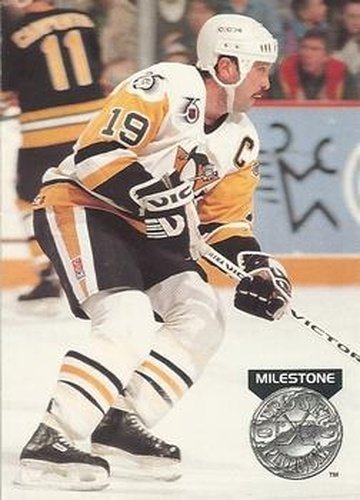 #PC19 Bryan Trottier - Pittsburgh Penguins - 1991-92 Pro Set Platinum - Collectibles Hockey
