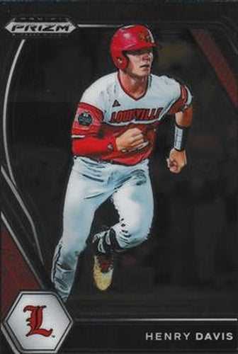 #PDP1 Henry Davis - Louisville Cardinals - 2021 Panini Prizm Draft Picks - Pink Velocity Prizm Baseball