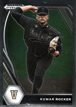 #PDP10 Kumar Rocker - Vanderbilt Commodores - 2021 Panini Prizm Draft Picks - Pink Velocity Prizm Baseball