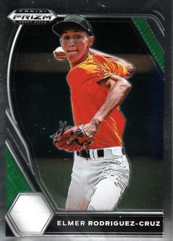 #PDP105 Elmer Rodriguez-Cruz - Leadership Christian Academy PR - 2021 Panini Prizm Draft Picks - Pink Velocity Prizm Baseball