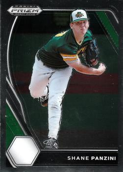#PDP108 Shane Panzini - Red Bank Catholic High School - 2021 Panini Prizm Draft Picks - Pink Velocity Prizm Baseball